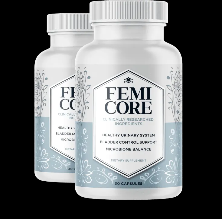 FemiCore two bottles - bladder support supplement for women